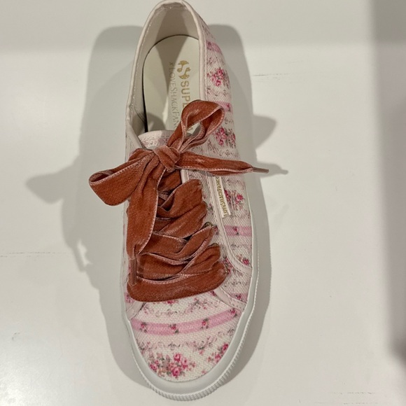 Superga Love Shack Fancy Daydream Pink Floral Sneakers - Picture 4 of 7